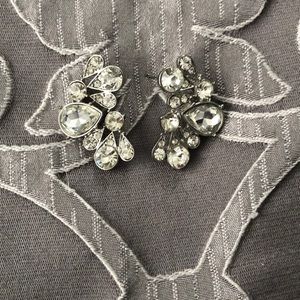 Beautiful diamond statement earrings